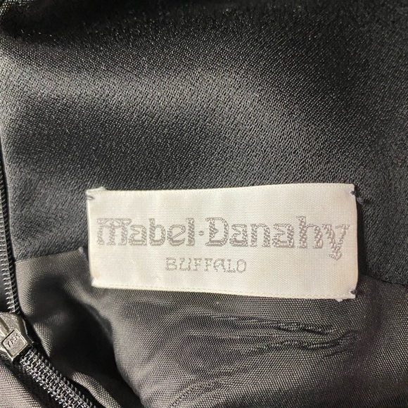 Gillian Black Dress w/ Gold Metal Accents w/ Cut Outs Around Neckline Elegant - Picture 10 of 10